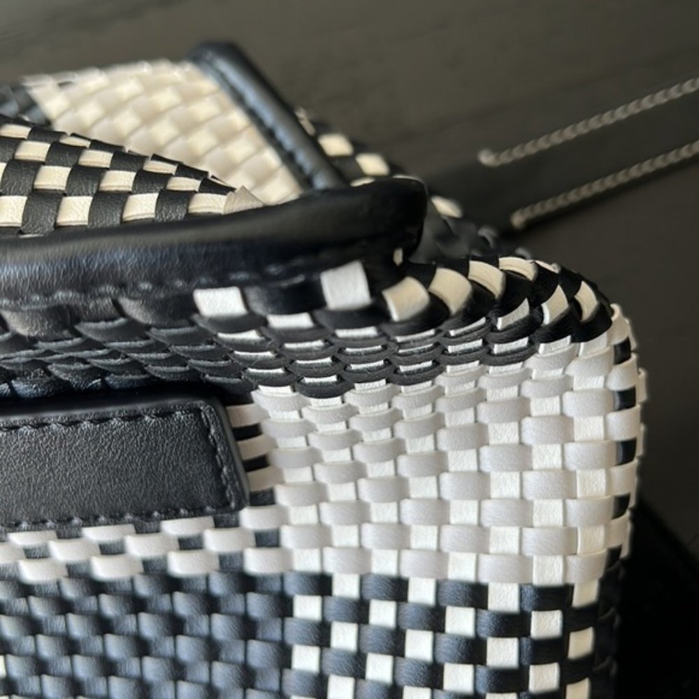 PROENZA SCHOULER Large Morris Woven Plaid Tote - Picture 5 of 9